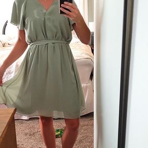 Sage Green Dress